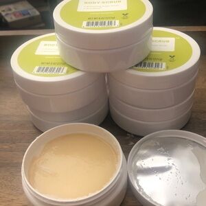 Case of 6 Brandless Salt and Sugar Exfoliating Body Scrub Lemon Verbena 8oz